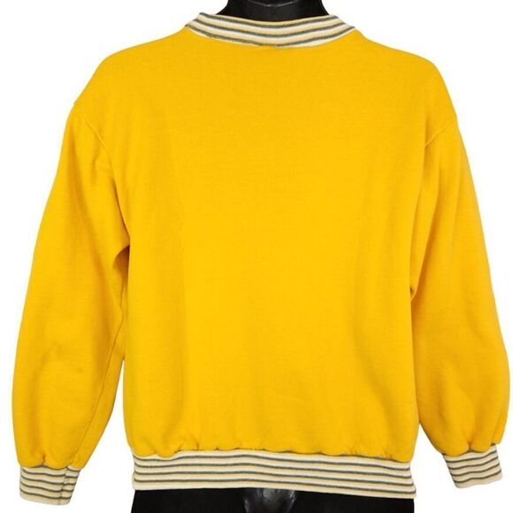 Ski Lift Sweatshirt Vintage 80s Downhill Skiing HEET Chocolate Drink Medium - Picture 5 of 9